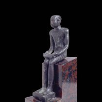 Image: RC 1507 Imhotep Votive Figure at the Rosicrucian Egyptian Museum